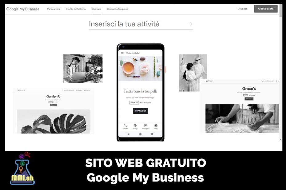 Sito web gratuito - google my business